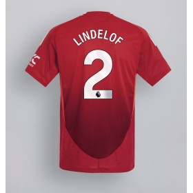 Manchester United Victor Lindelof #2 Hjemme skjorte 2024-25 Kortermet